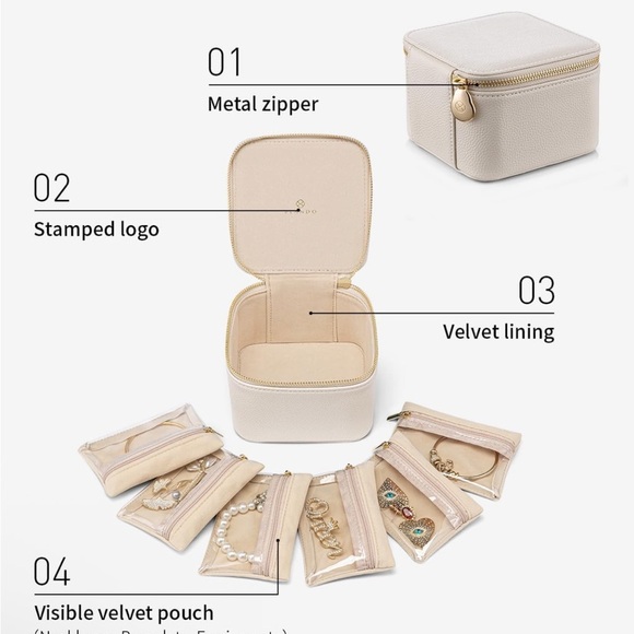 Cream Jewelry Travel Case
0429 - Picture 15 of 15